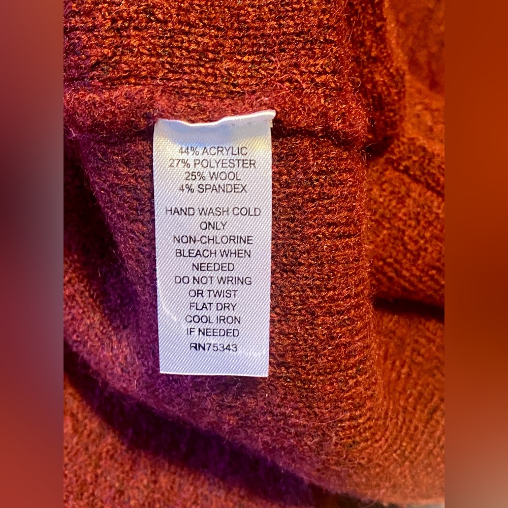 Fenn Wright Manson Maroon/Red Button-Down Blazer … - image 7